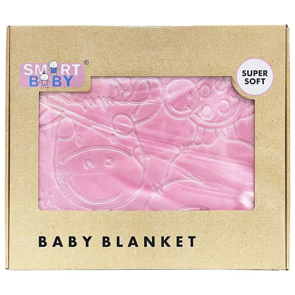 Smart Baby - Baby Girl Super Soft Blanket - Pink