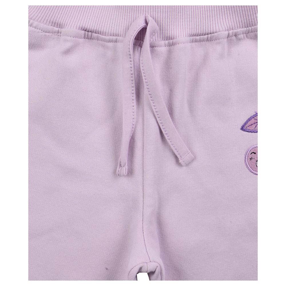 Smart Baby - 2pc-Set - Baby Girl Sweatshirt And Joggers - Lilac