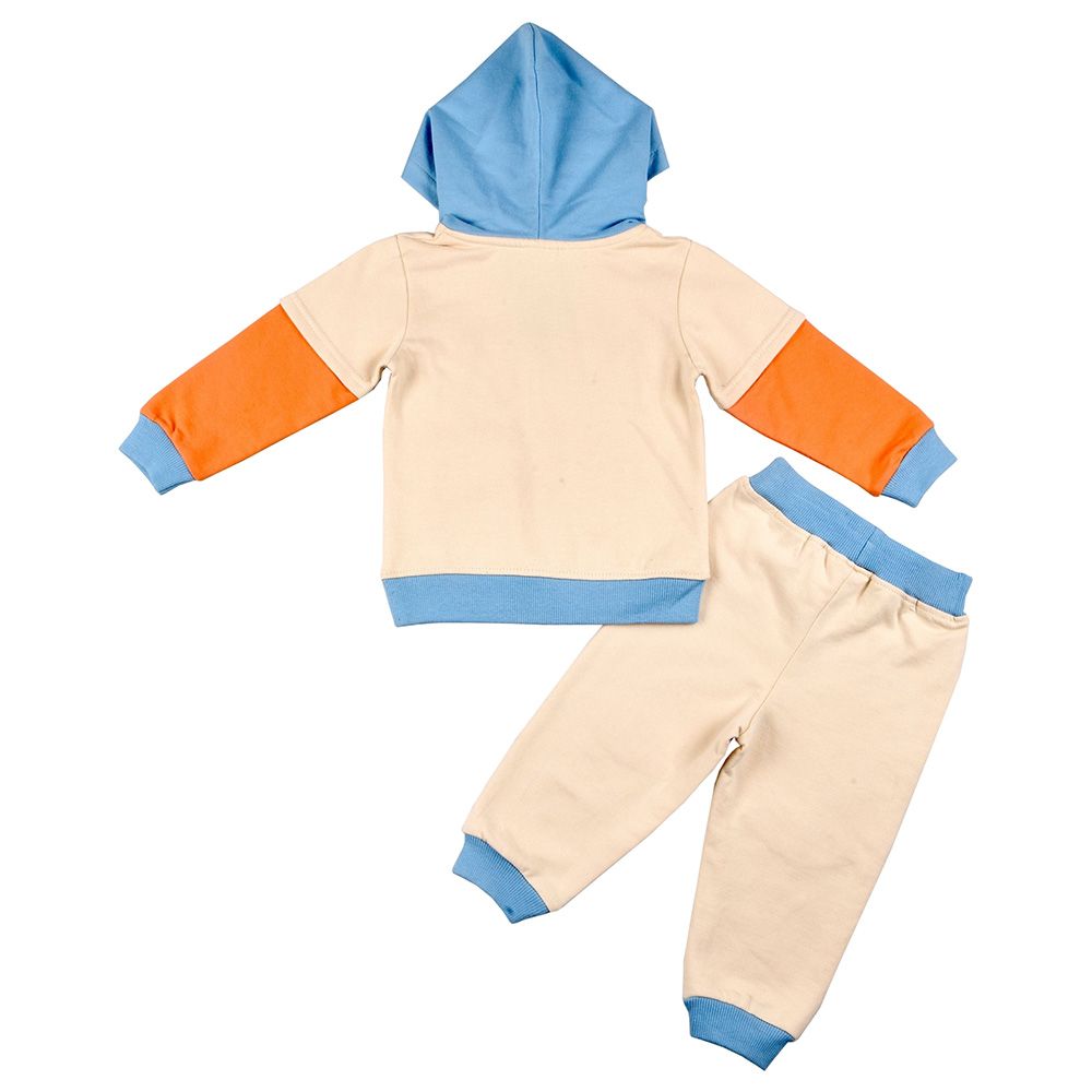 Smart Baby - 2pc-Set - Baby Boy Sweatshirt And Joggers - Off White