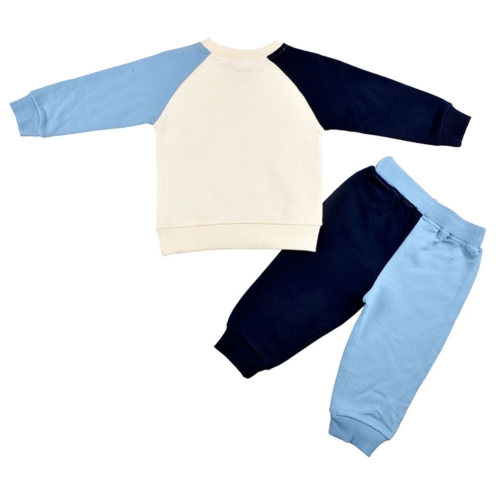 Smart Baby - 2pc-Set - Baby Boy Round Neck Sweatshirt And Joggers