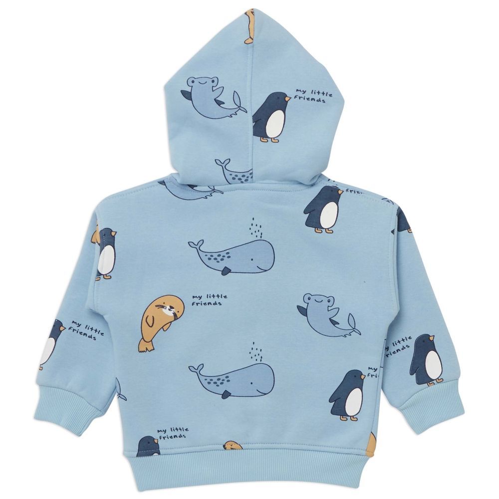 Little Kangaroos - Baby Boy's Hooded Jacket - Blue