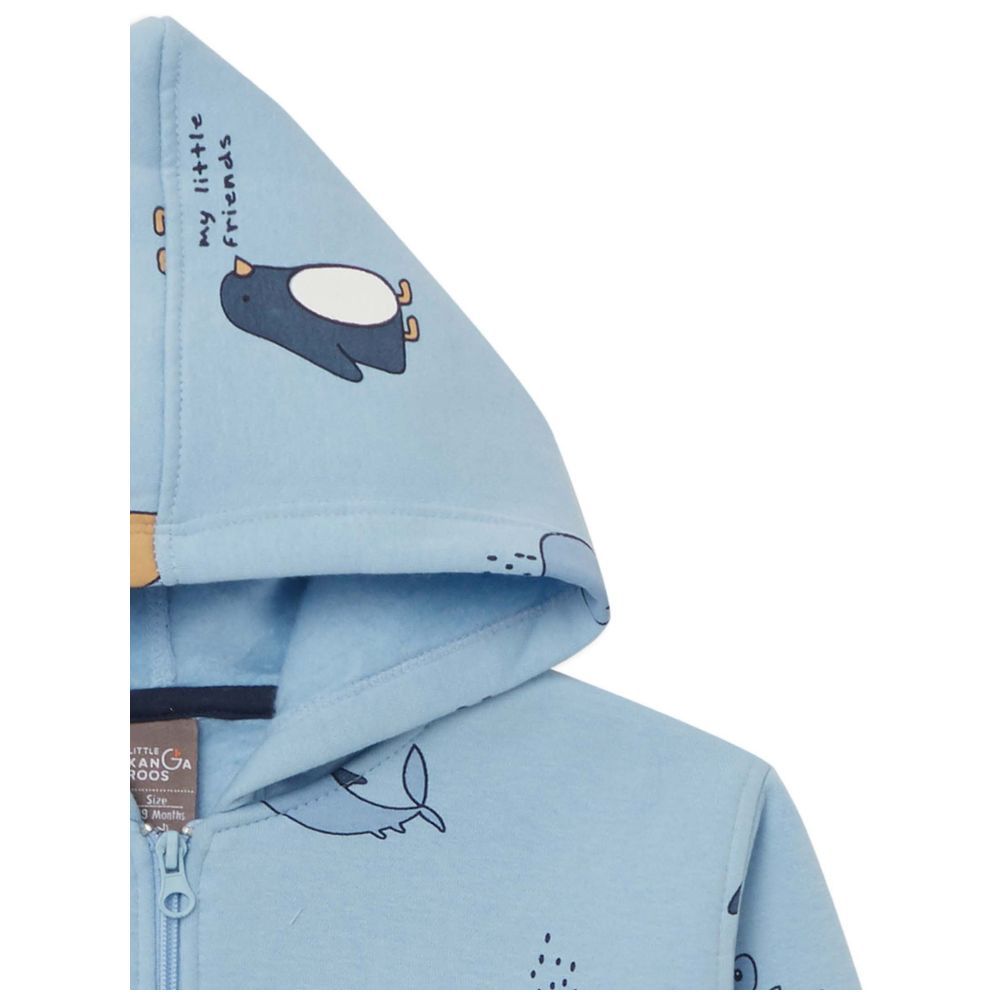 Little Kangaroos - Baby Boy's Hooded Jacket - Blue