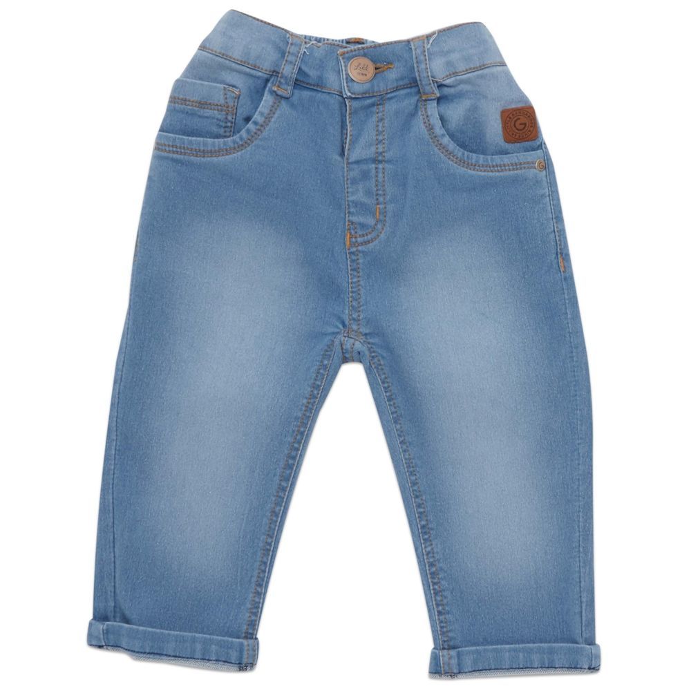 Little Kangaroos - Baby Boy's Straight Fit Jeans - Light Blue