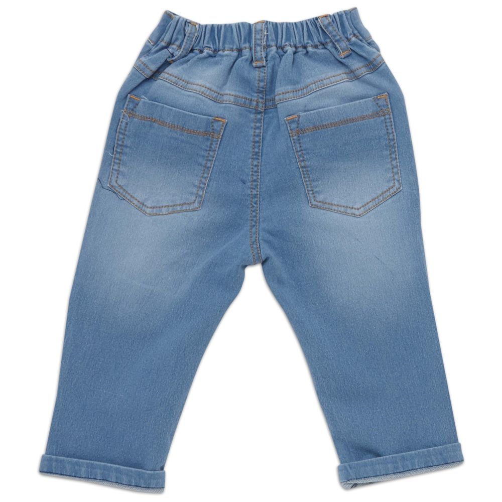 Little Kangaroos - Baby Boy's Straight Fit Jeans - Light Blue