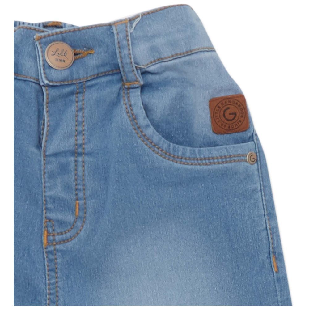 Little Kangaroos - Baby Boy's Straight Fit Jeans - Light Blue