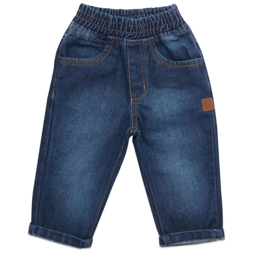 Little Kangaroos - Baby Boy's Denim Jeans - Dark Blue