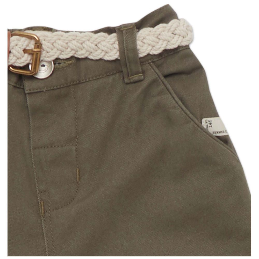 Little Kangaroos - Baby Boy's Pants - Olive