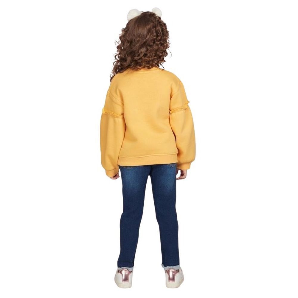 Little Kangaroos - Girl's Sweatshirt - Mustard