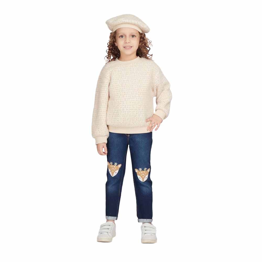 Little Kangaroos - Girl's Long Sleeves Sweatshirt - Fawn