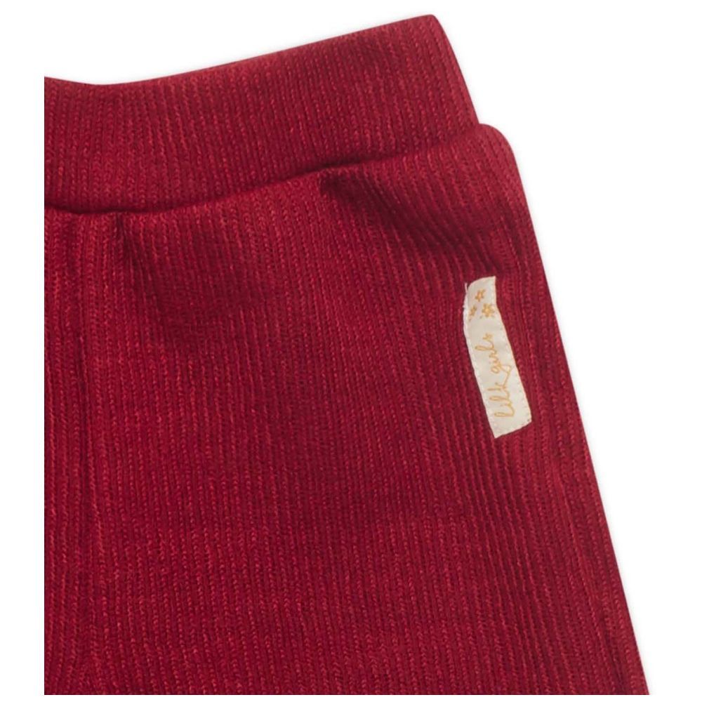 Little Kangaroos - Girl's Track Pants - Maroon