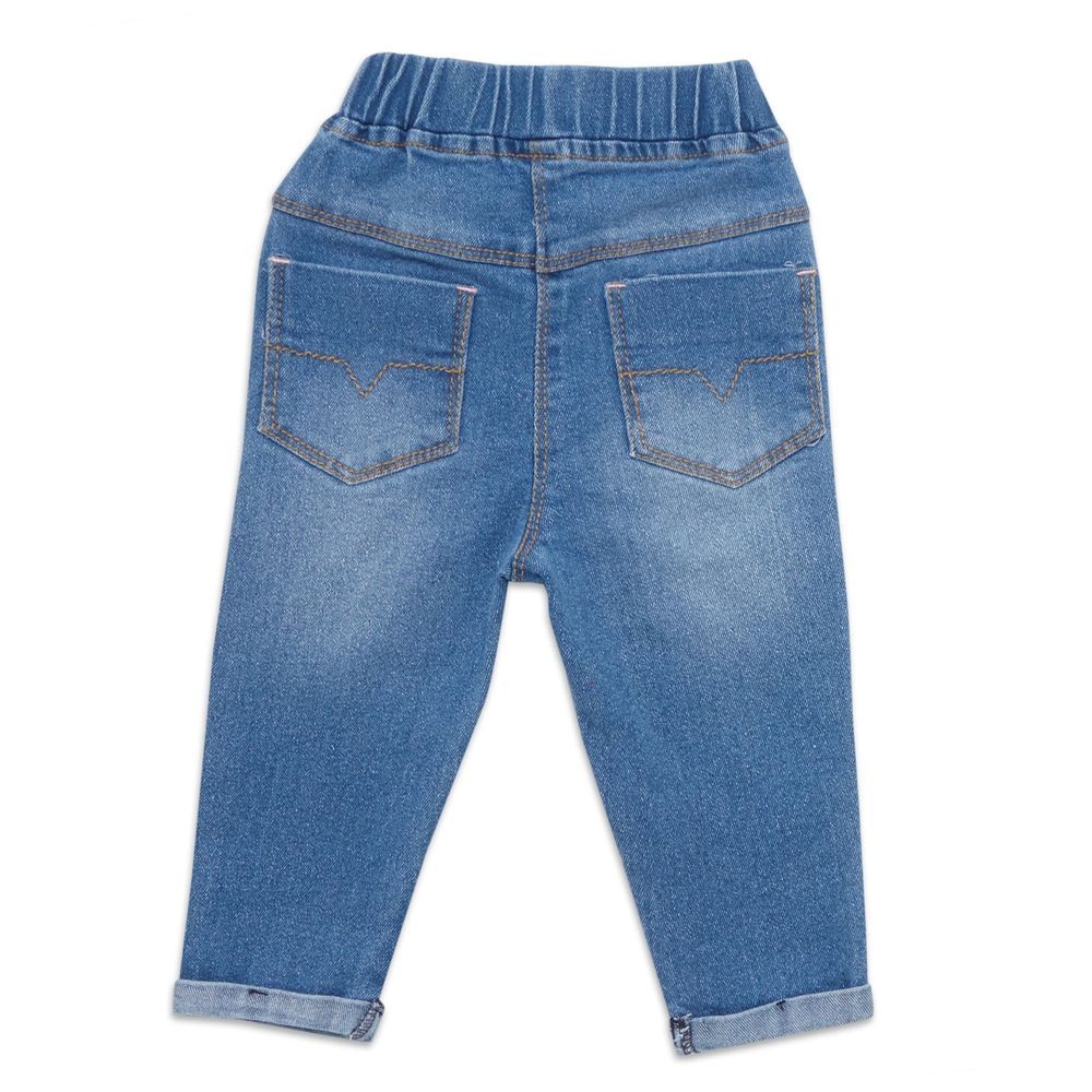 Little Kangaroos - Baby Girl's Jeans - Light Blue