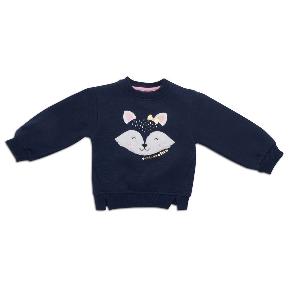 Little Kangaroos - Baby Girl's Sweatshirt - Navy