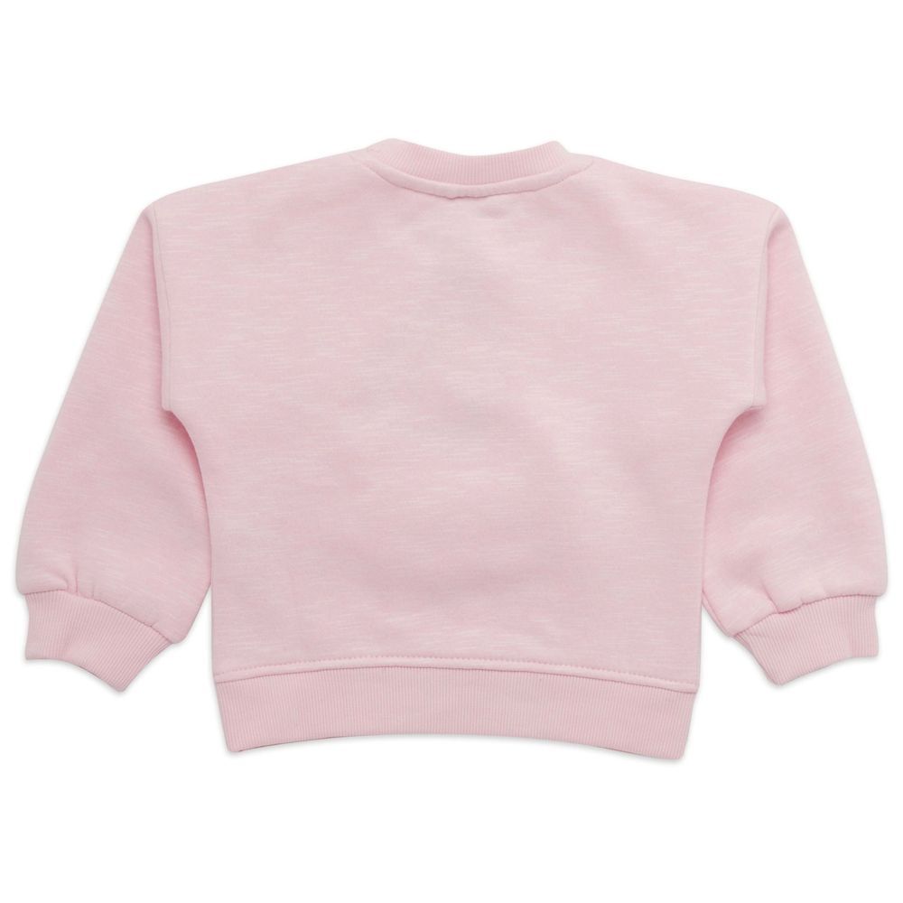 Little Kangaroos - Baby Girl's Sweatshirt - Light Pink