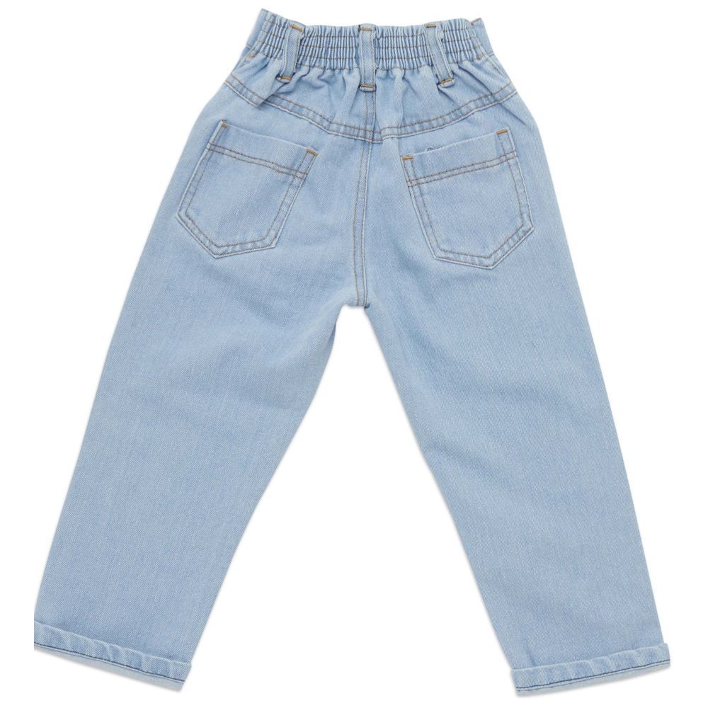 Little Kangaroos - Boy's Ripped Jeans - Ice Blue