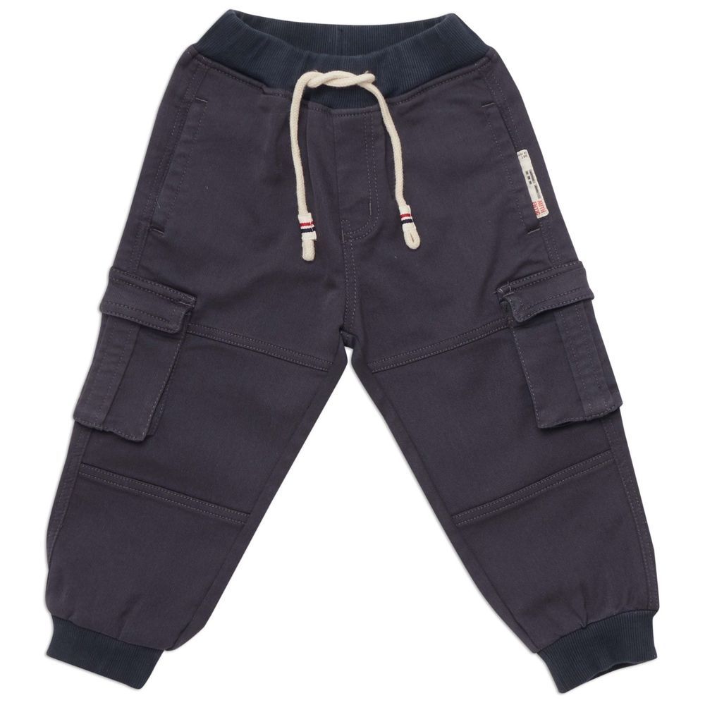 Little Kangaroos - Boy's Cargo Pants - Charcoal