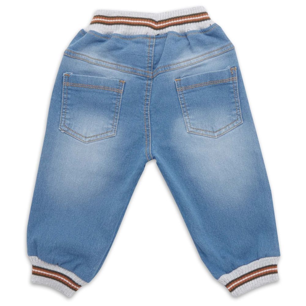 Little Kangaroos - Baby Boy's Denim Joggers - Light Blue