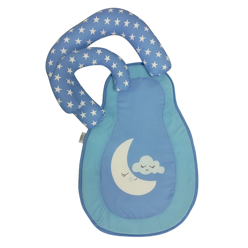 Smart Baby - Baby Boy Anti-Roll Over Baby Sleep Pad - Blue