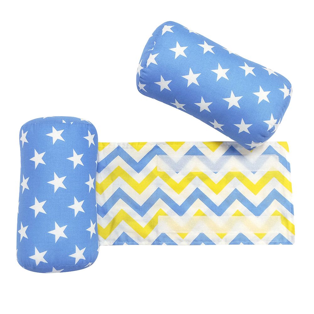 Smart Baby - Baby Boy Star Print Stroller Pad - Blue