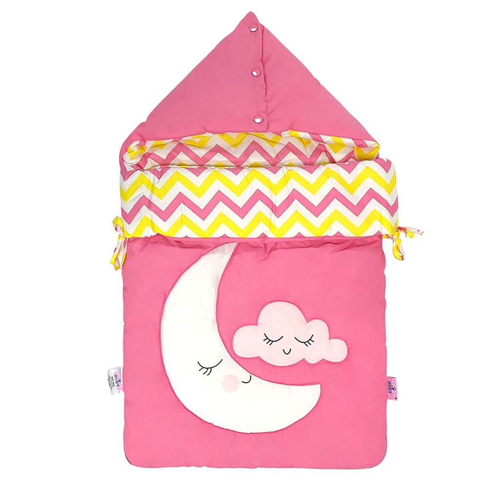 Smart Baby - Baby Girl Printed Nest - Pink