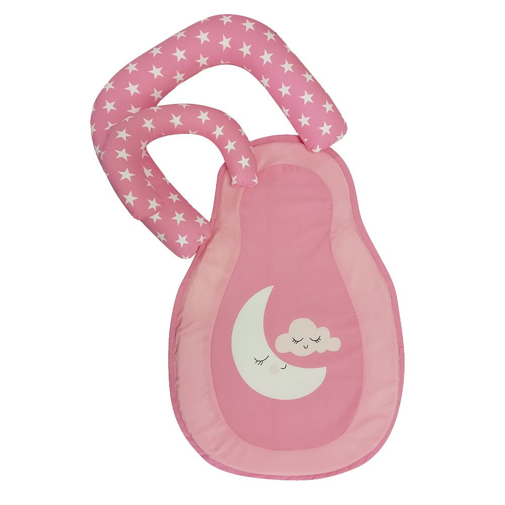 Smart Baby - Baby Girl Anti Roll Over Baby Sleep Pad - Pink