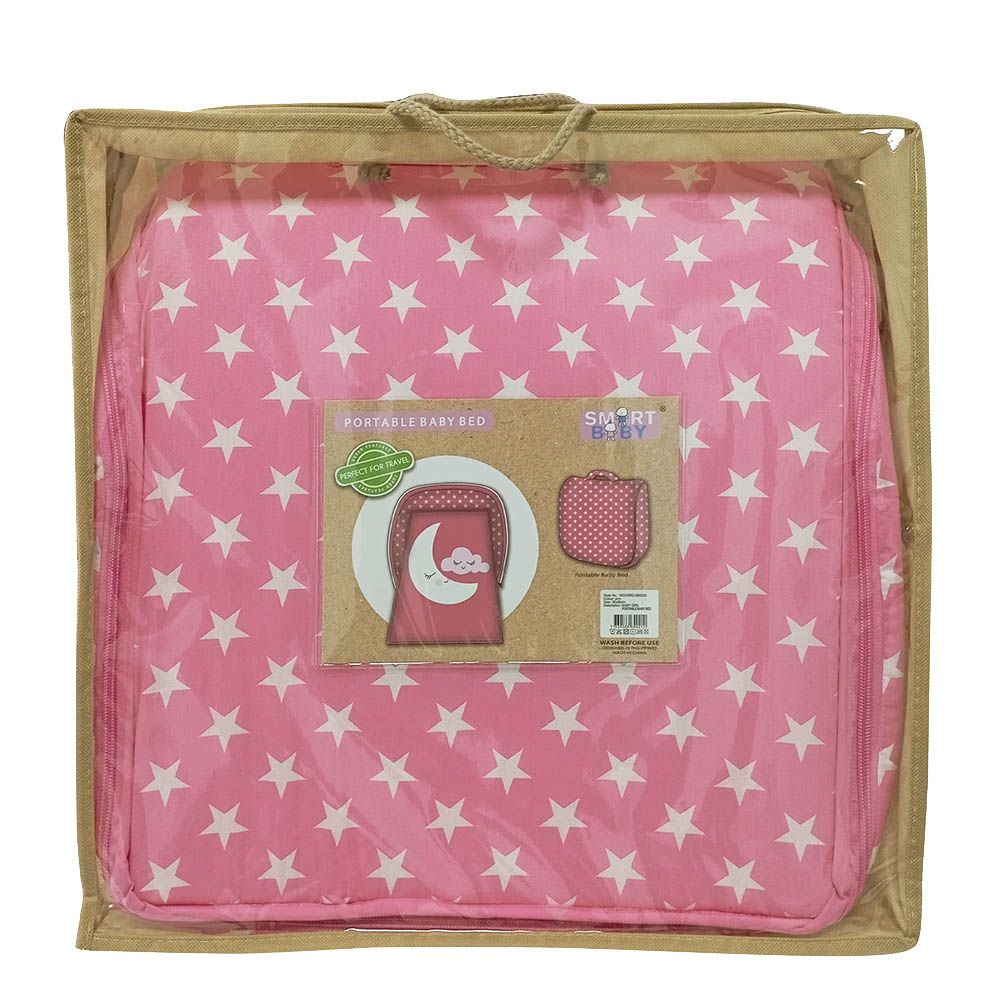 Smart Baby - Baby Girl Portable Bed - Pink