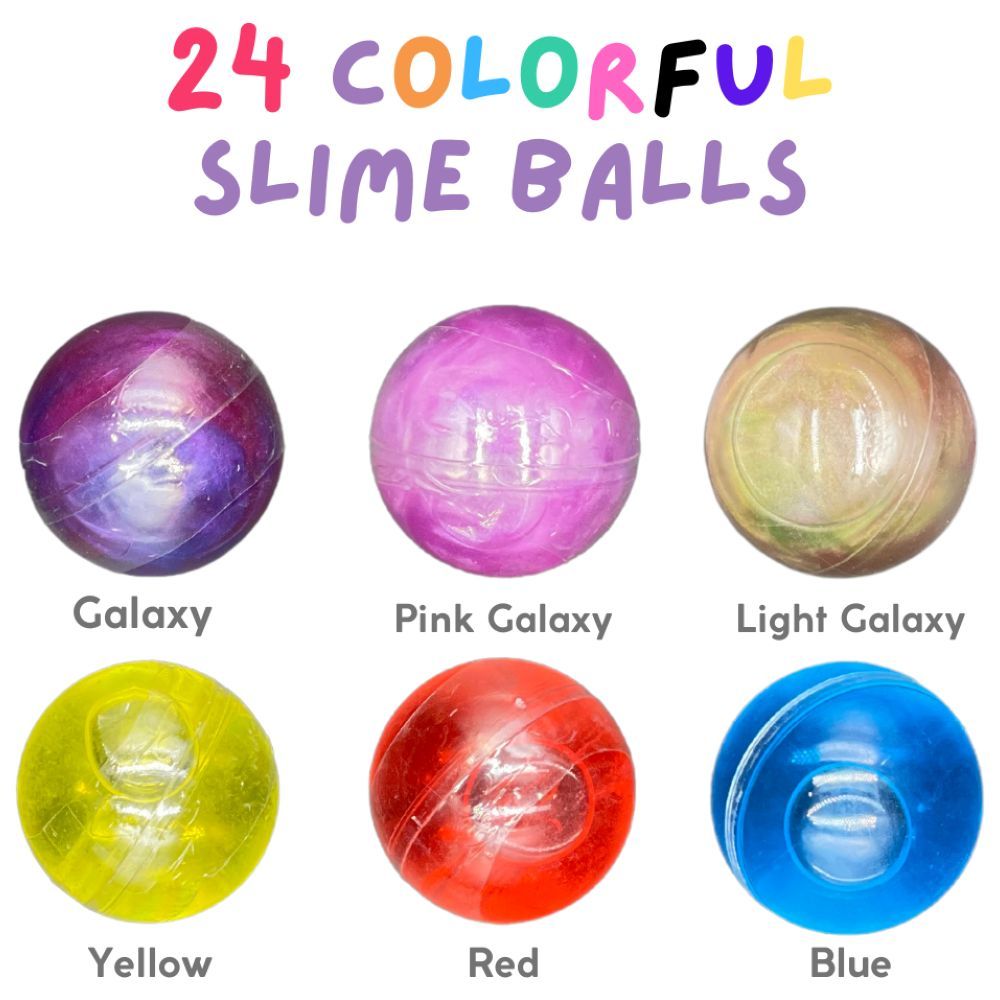 Mumfactory - Slime Kit Party Favors For Kids - Pack of 24