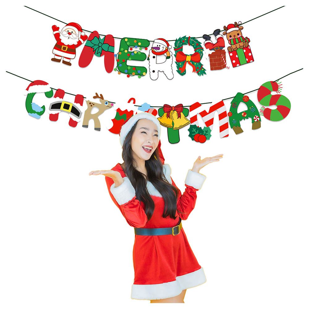 Highland - Merry Christmas Decoration Banner