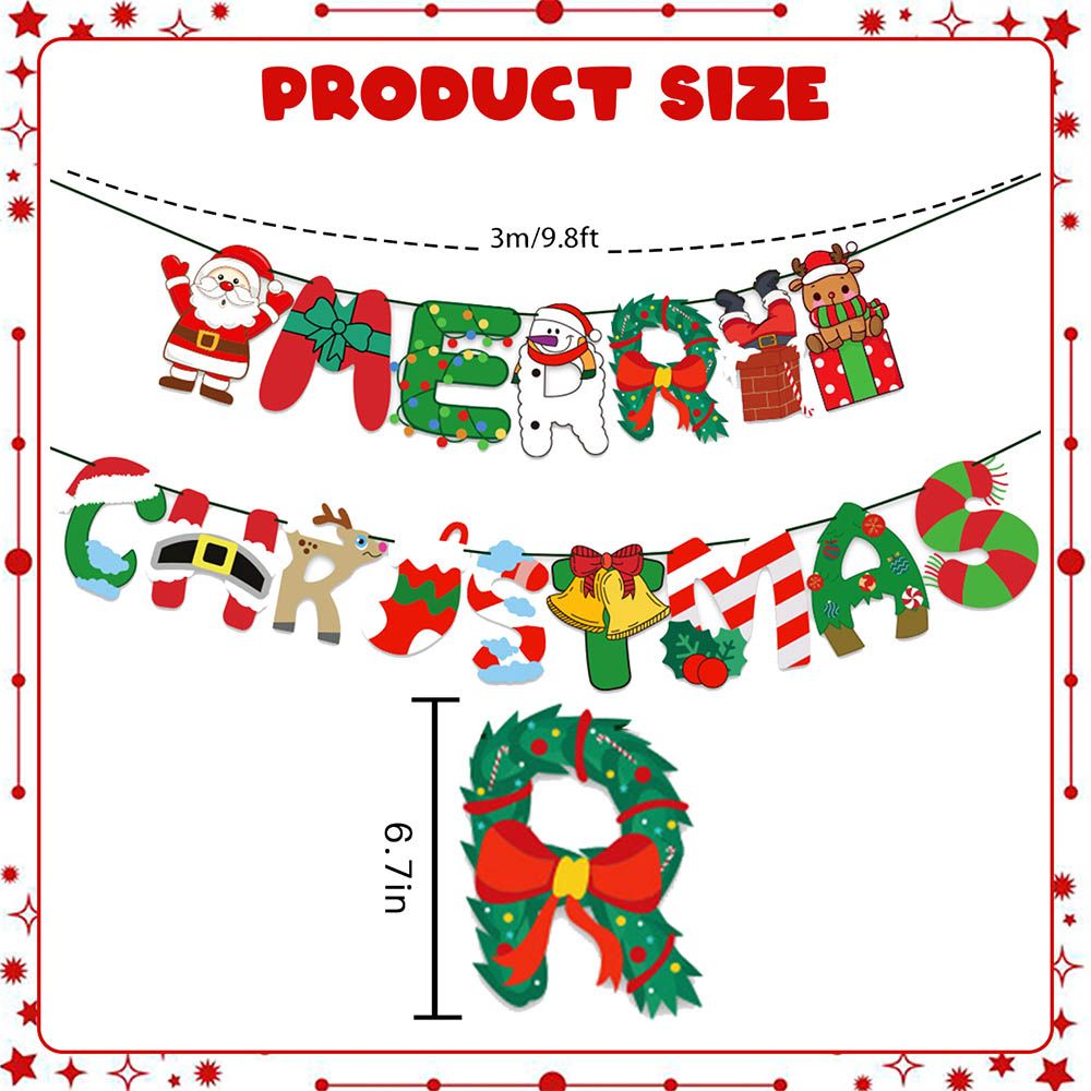 Highland - Merry Christmas Decoration Banner