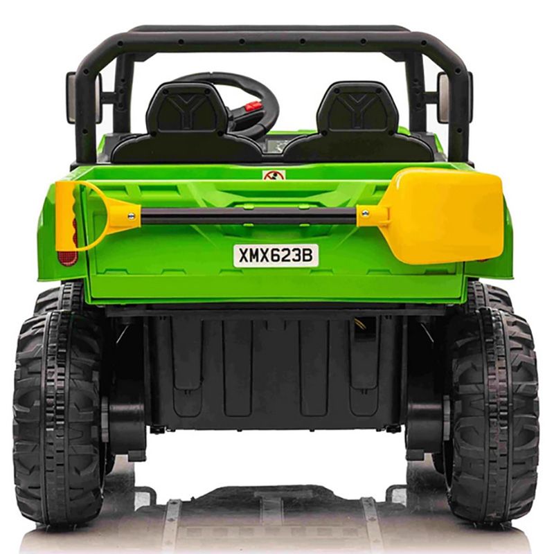 Megastar - Electric 6-Wheel Ride On Dumper Truck - Green - 24V