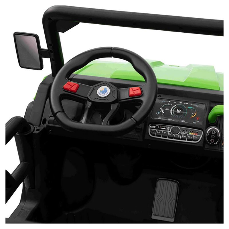 Megastar - Electric 6-Wheel Ride On Dumper Truck - Green - 24V