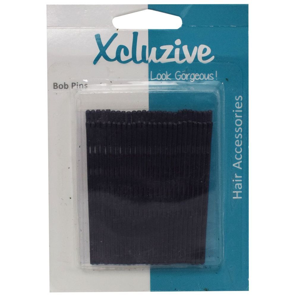 Xcluzive - Big Bob Pins - Black - 24pcs