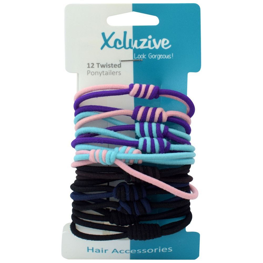 Xcluzive - Twisted Pony Tailers - 12pcs