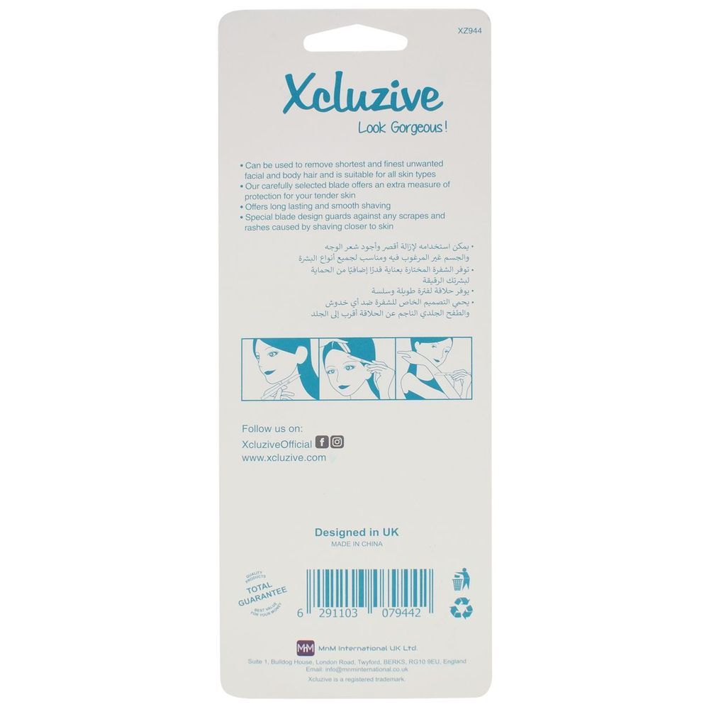 Xcluzive - Facial & Body Hair Razor - 3pcs