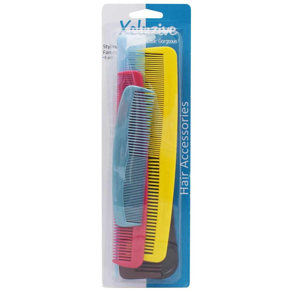 Xcluzive - Styling Combs Family - 6pcs