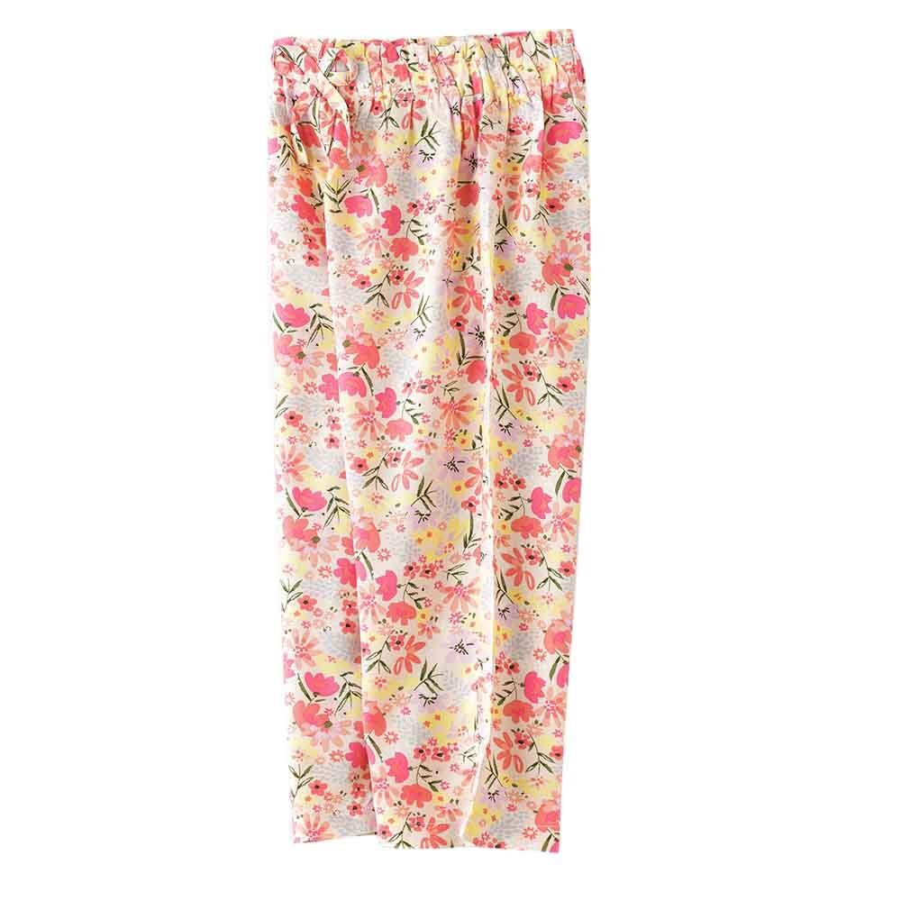 Jelliene - Breezy Blooms Flowy Viscose Pants