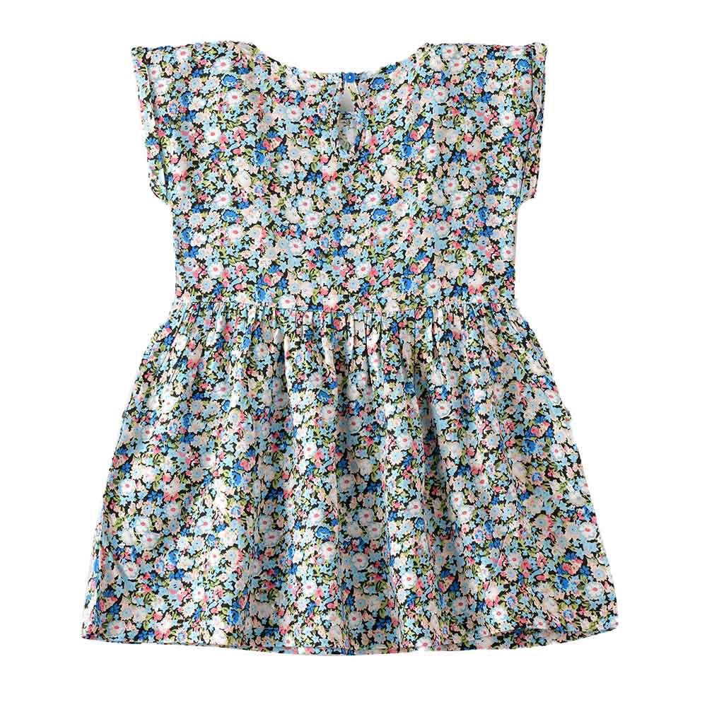 Jelliene - Sunshine Sprinkles Flowy Viscose Dress