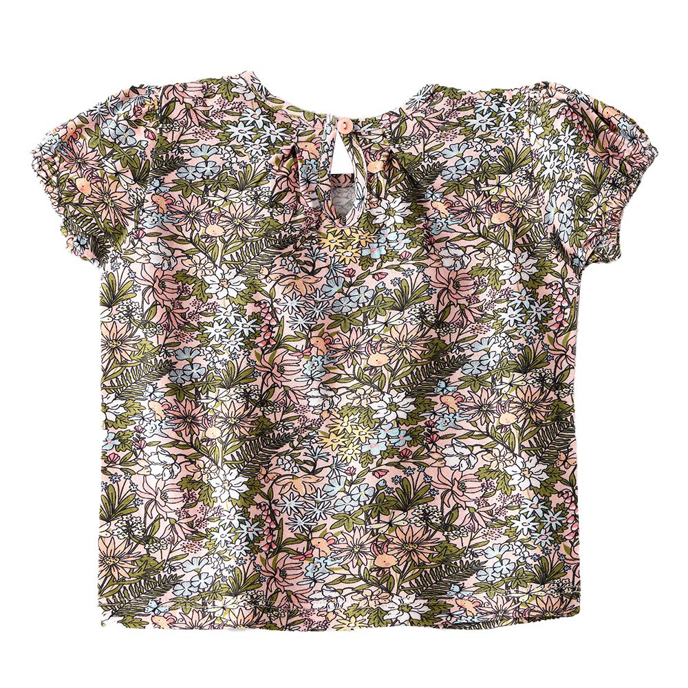 Jelliene - Girls Floral Soft & Comfortable Cotton T-Shirt