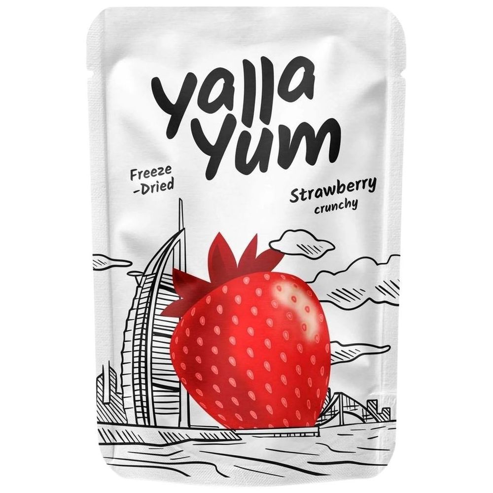 YallaYum - Freeze Dried Crunchy Snack - Strawberry - 20 g