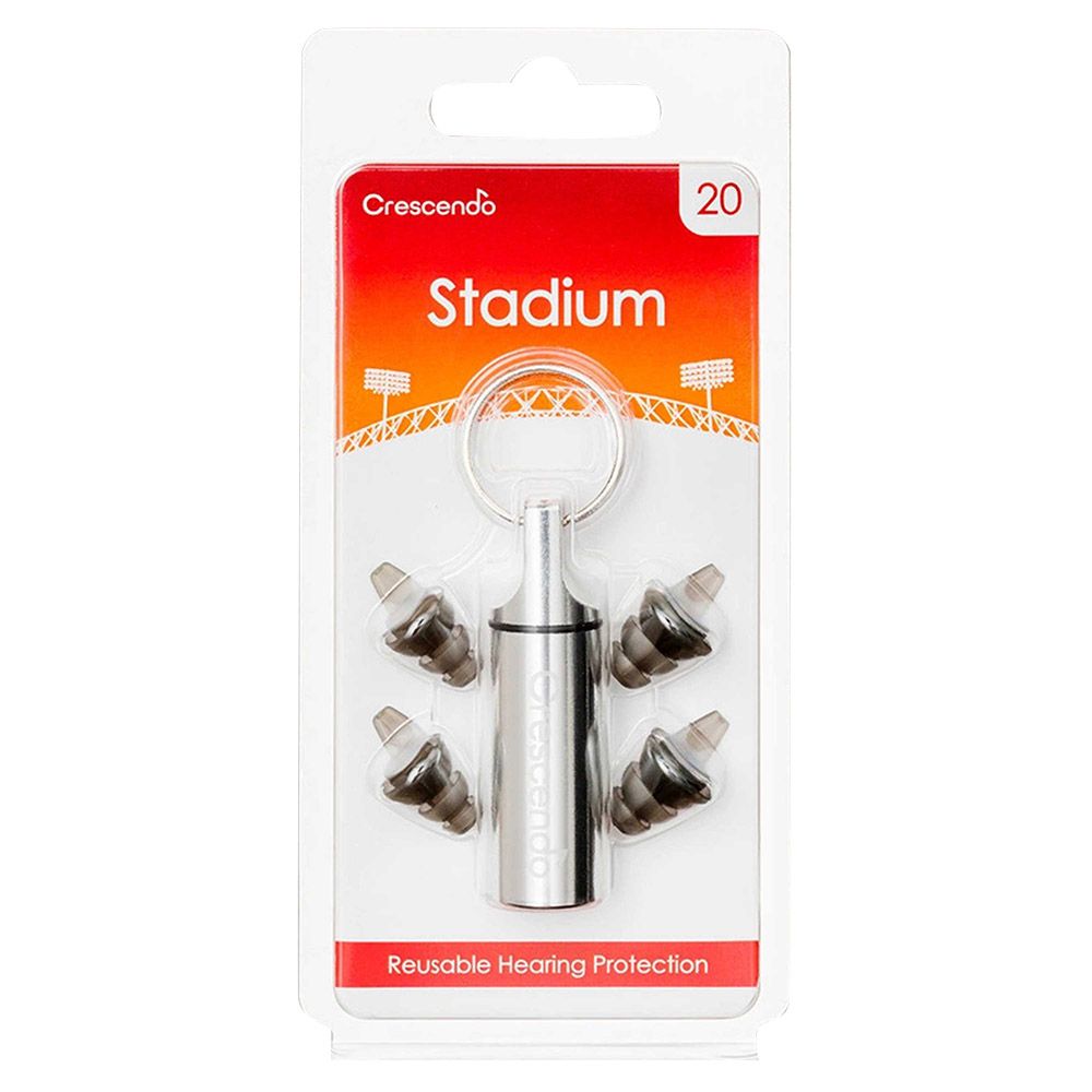 Crescendo - Dynamic Ear Company Stadium 20 Reusable Ear Plugs - 3 Pcs