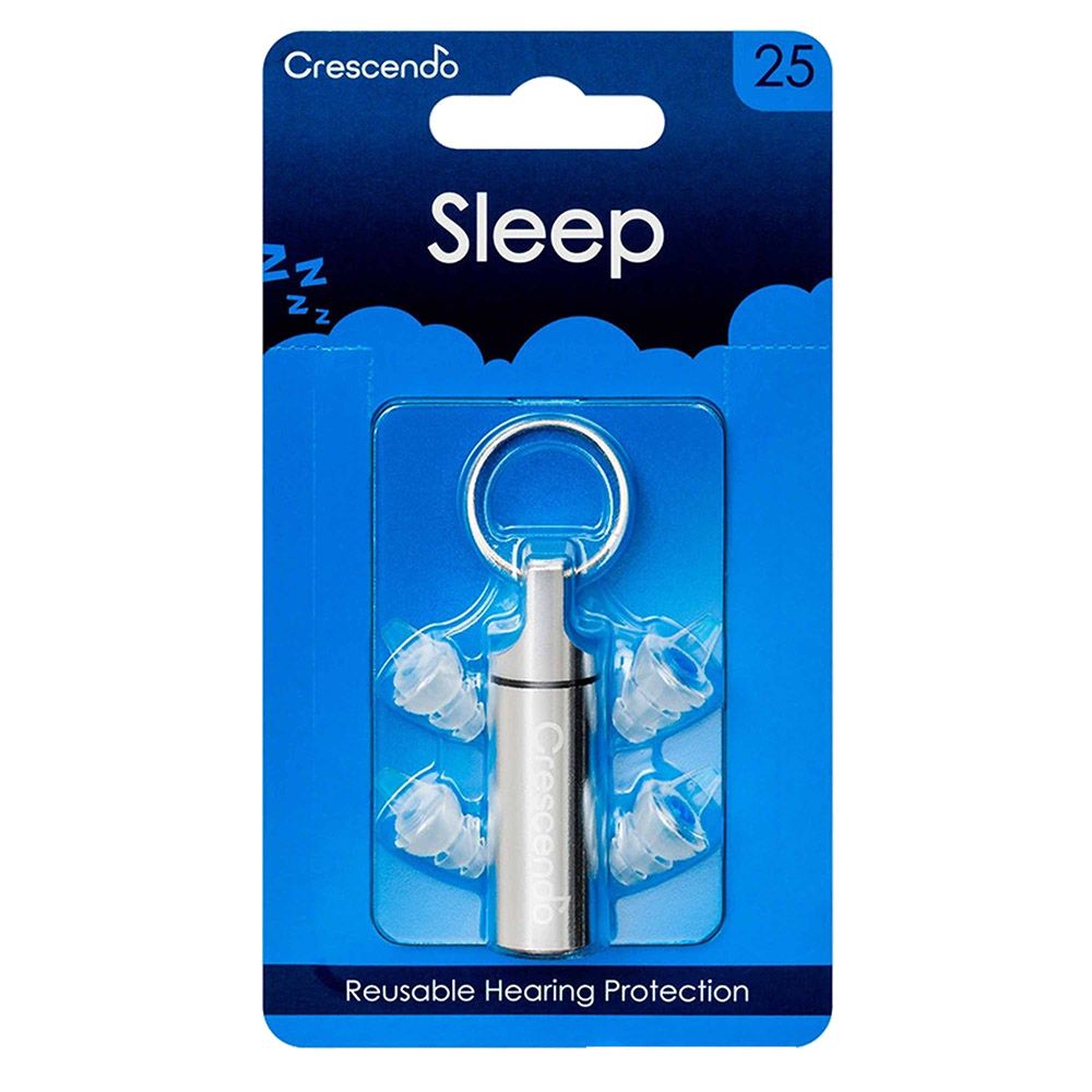 Crescendo - Dynamic Ear Company Sleep 25 Reusable Ear Plugs - 3 Pcs