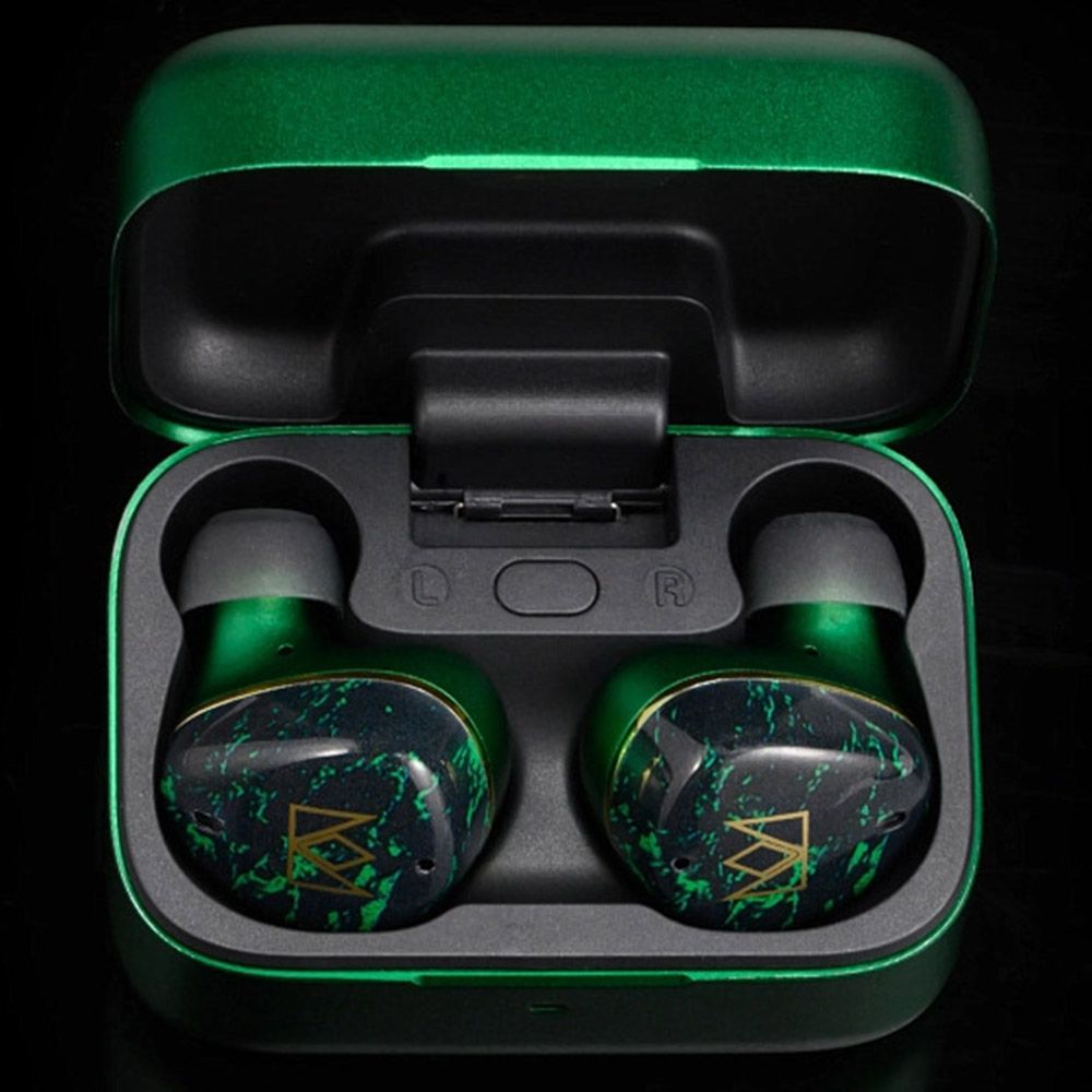 Noble - Audio FoKus Rex5 Wireless Ear Buds - Black/Green