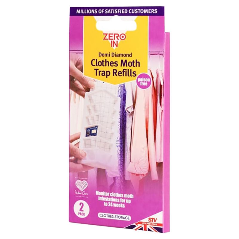 STV - Demi-Diamond Clothes Moth Killer Refill - 2pcs - White