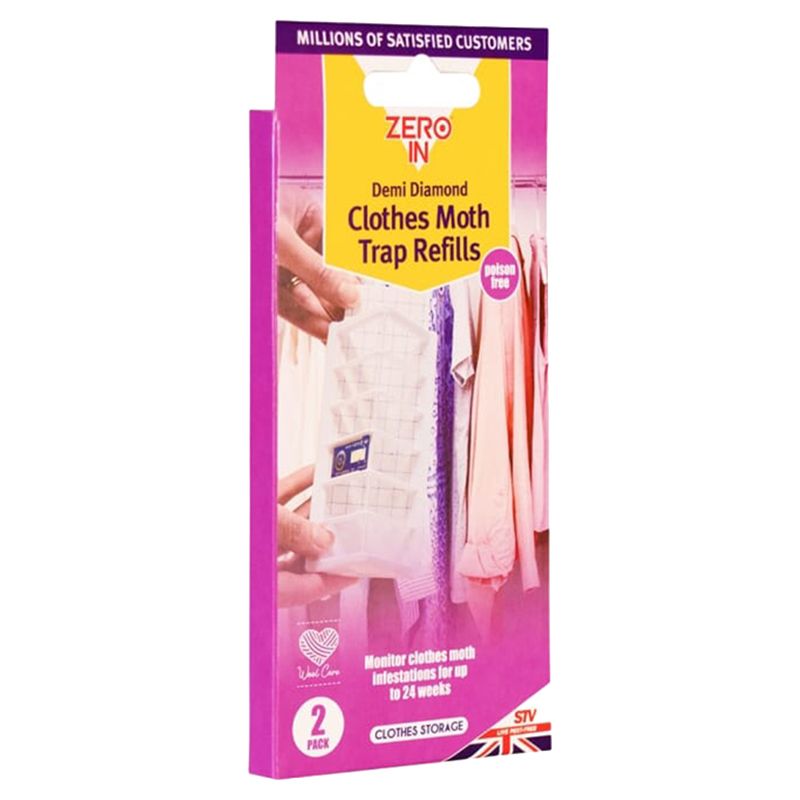 STV - Demi-Diamond Clothes Moth Killer Refill - 2pcs - White