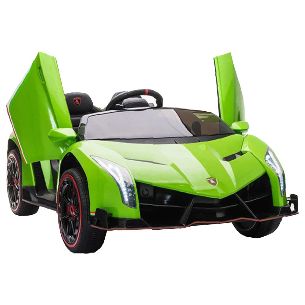 Megastar - 12V Licensed Lamborghini Veneno Butterfly Ride On Car - Green