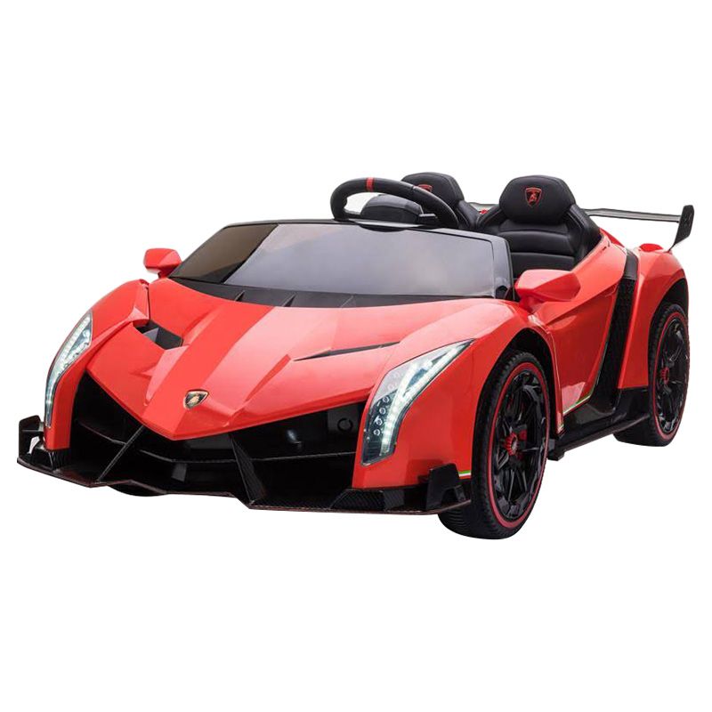 Megastar - 12V Licensed Lamborghini Veneno Butterfly Ride On Car - Red