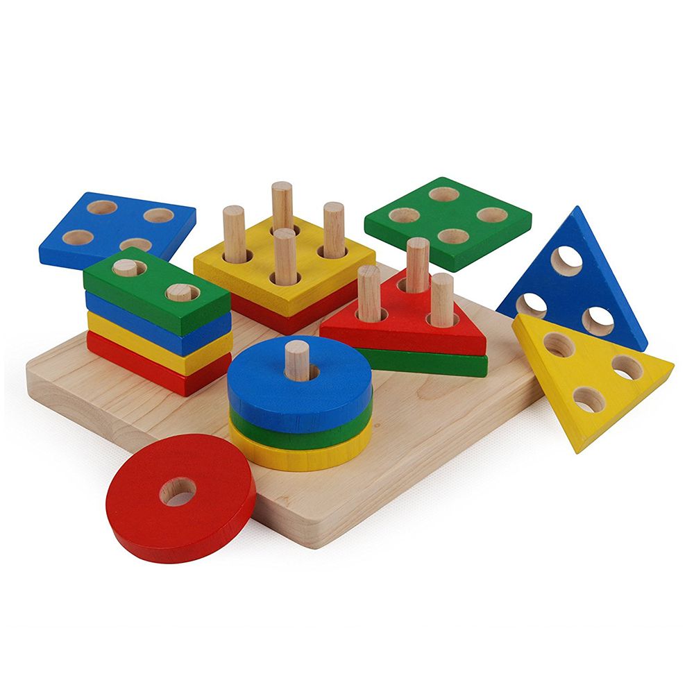 Plan Toys - Geometric Sorting Board