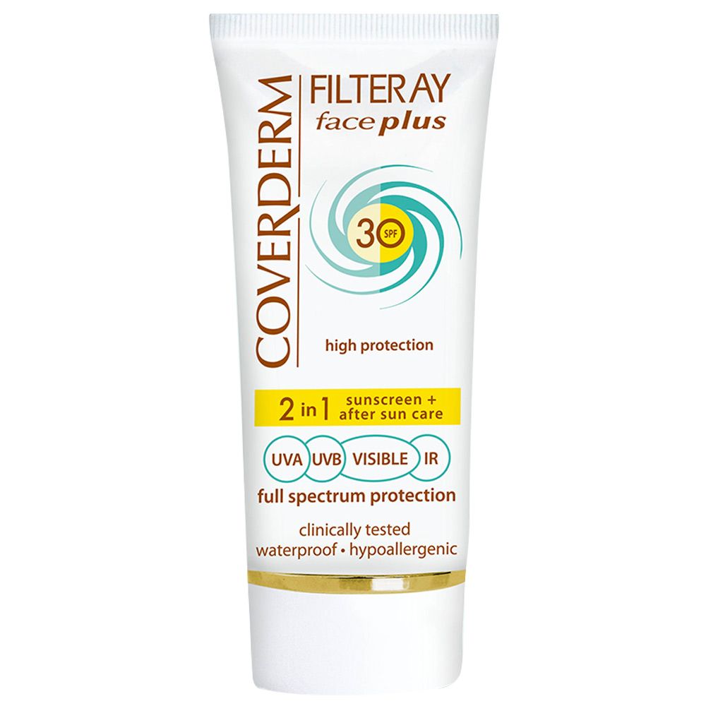 Coverderm - Filteray Face+ Spf 30 For Dry Skin Light Beige