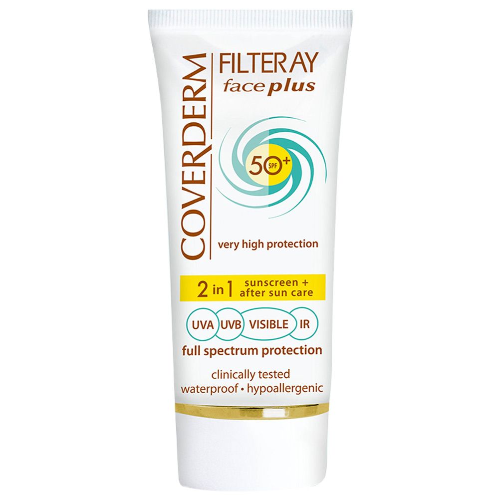 Coverderm - Filteray Face+ Spf 50+ For Skin (Light Beige)