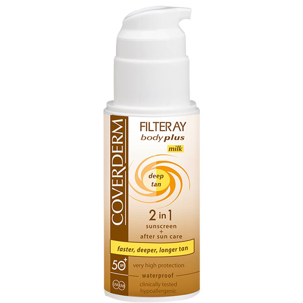 Coverderm - Filteray Body+ Deep Tan Milk Spf 50+