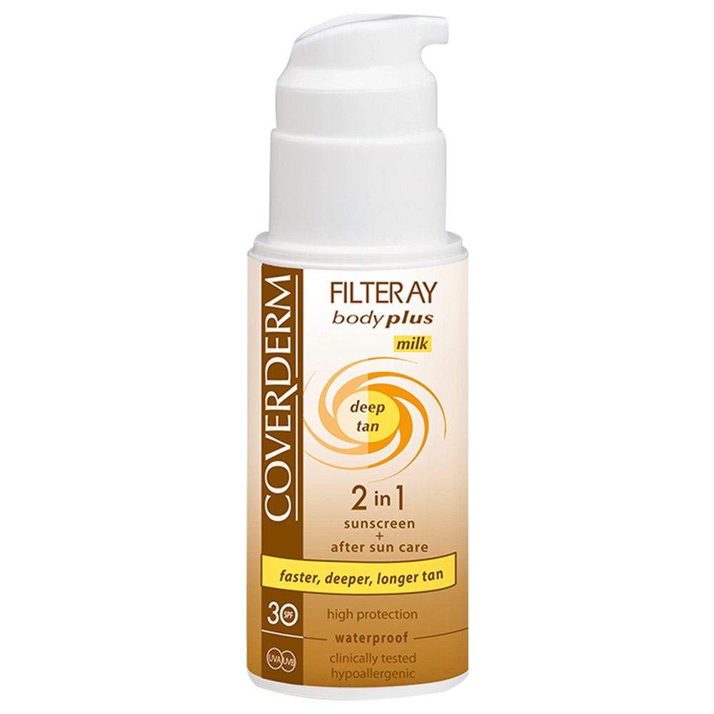 Coverderm - Filteray Body+ Deep Tan Milk Spf 30